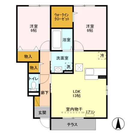 フォルトゥーナの物件間取画像